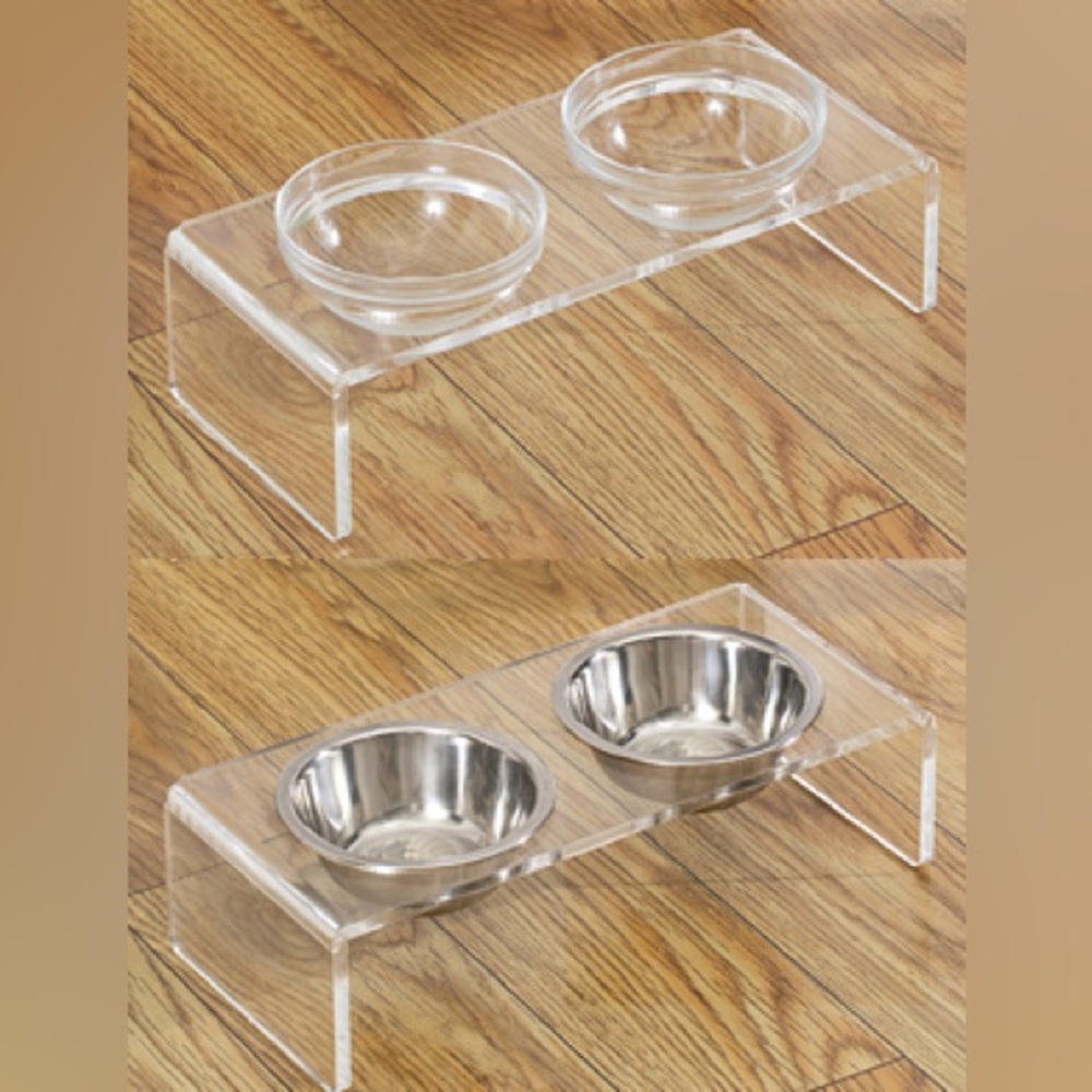 Acrylic Elevated Dog/Cat Bowls